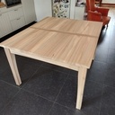 Table et rallonges en orme