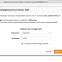 Ouverture d'un fichier CSV