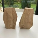 Beau serre livre en chêne