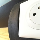 Réalisation d'un bloc prise en bois.