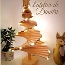 Sapin de Noël en spirale