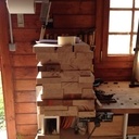 Bibliothèque chêne