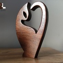 Chat Déco en Bois, fait main en chantournage