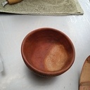 Petit bol en acajou d'Afrique