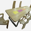 Table de réunion en chêne