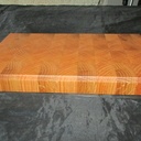 Ma première réalisation (planche à découper en chêne en bois de bout)