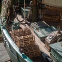 Langoustier de Camaret réalisé en chataignier et pin du nord (photos Sébastien Loffler )
