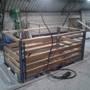 Garde corps atelier bois acier