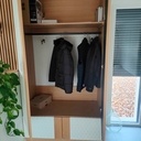 Placard d'entrée papier peint