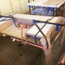 1er assemblage du coffre avec les pieds; juste pour voir le monstre...