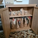 Petit meuble à farine (bahut bas)