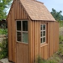 La petite cabane de jardin de la petite maison de pêcheur