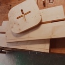 Guéridon/tabouret démontable