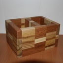 Pot à crayon en bois de bout