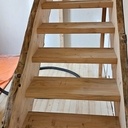 Escalier aspect brut