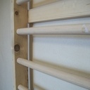 Espalier de gymnastique en sapin.