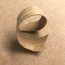 Rond de serviettes cintré à la vapeur