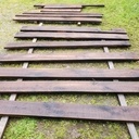 Etagère châtaigner de récupération