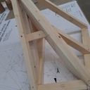 Aretier avec couronnement biaise