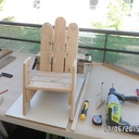 Première chaise enfant en palette