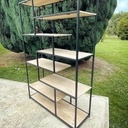 Bibliotheque Bois / Metal