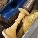 Essai dune dame de jeu d'échec au tour