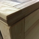 Commode frêne/noyer