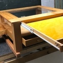 Table basse « vitrine »