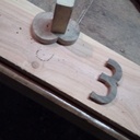 Huit en bois : Noyer / Chêne