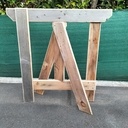 Tréteaux en bois de palette