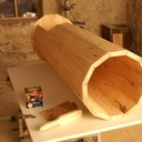 Boîte aux lettres ronde