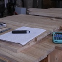 Réalisation de façades de cuisine en chêne massif