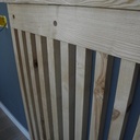 Une table basculante en frêne