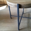 Petite table bois métal