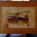 Tableaux, cadres et sculptures