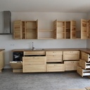 Cuisine frêne et chêne