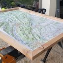 Cadre pour carte IGN en relief