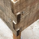 Jardinière bois à monté