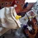 Jeu de toc en racine de merisier