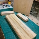 Tabouret en châtaigner