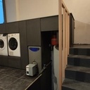 Aménagement d'une buanderie.