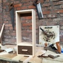 Petite étagère avec tiroir