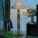 Lampe multi essences bois