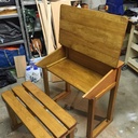 Bureau d'écolier façon PP88