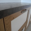 Cuisine chêne et mélaminé