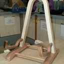 Support de guitare en lamellé -collé