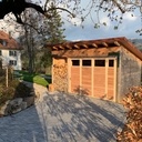 Porte accordéon de garage