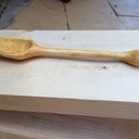 Cuillère tulipe en Saule