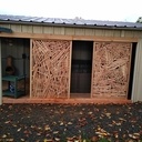 Terrasse et paravent en récup