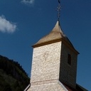 Clocher de l'église du village Le Valtin petite commune des  Vosges